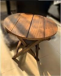 Wood Stand Table