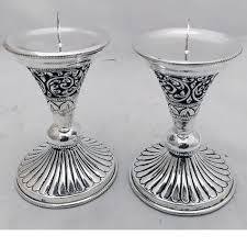 Silver Candle Stand