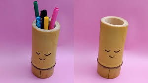 Bamboo Pen Stand