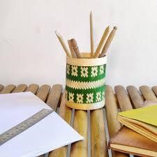 Bamboo Pen Stand